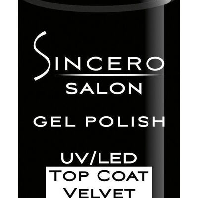 Gel vernis Top Coat Velvet SINCERO SALON, 6ml