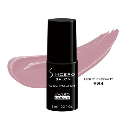 Vernis gel SINCERO SALON, 6 ml, Léger élégant, 984