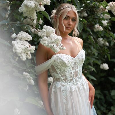 Abito da sposa Pavalova avorio nudo