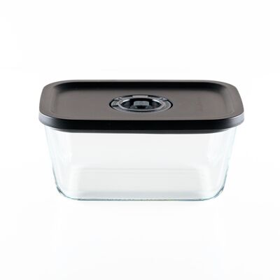 Hermétique Rectangulaire 1400 ml avec couvercle sous vide