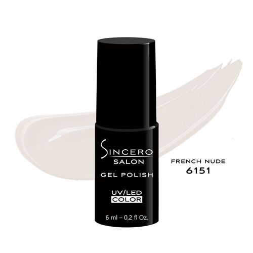 Gel polish SINCERO SALON, 6 ml, French Nude, 6151