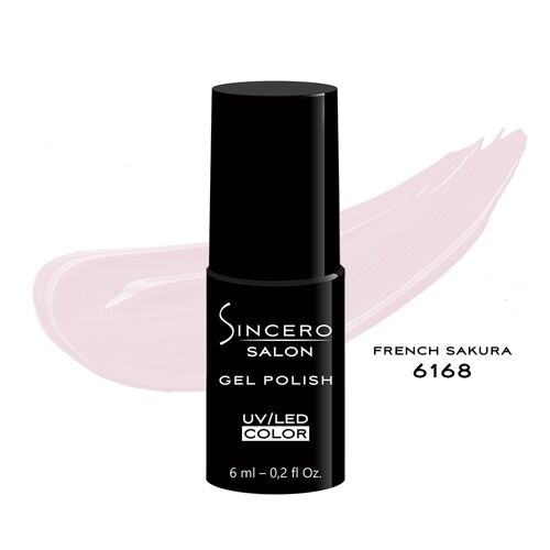 Gel polish SINCERO SALON, 6 ml, French Sakura, 6168