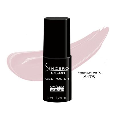 Gellack SINCERO SALON, 6 ml, French Pink, 6175