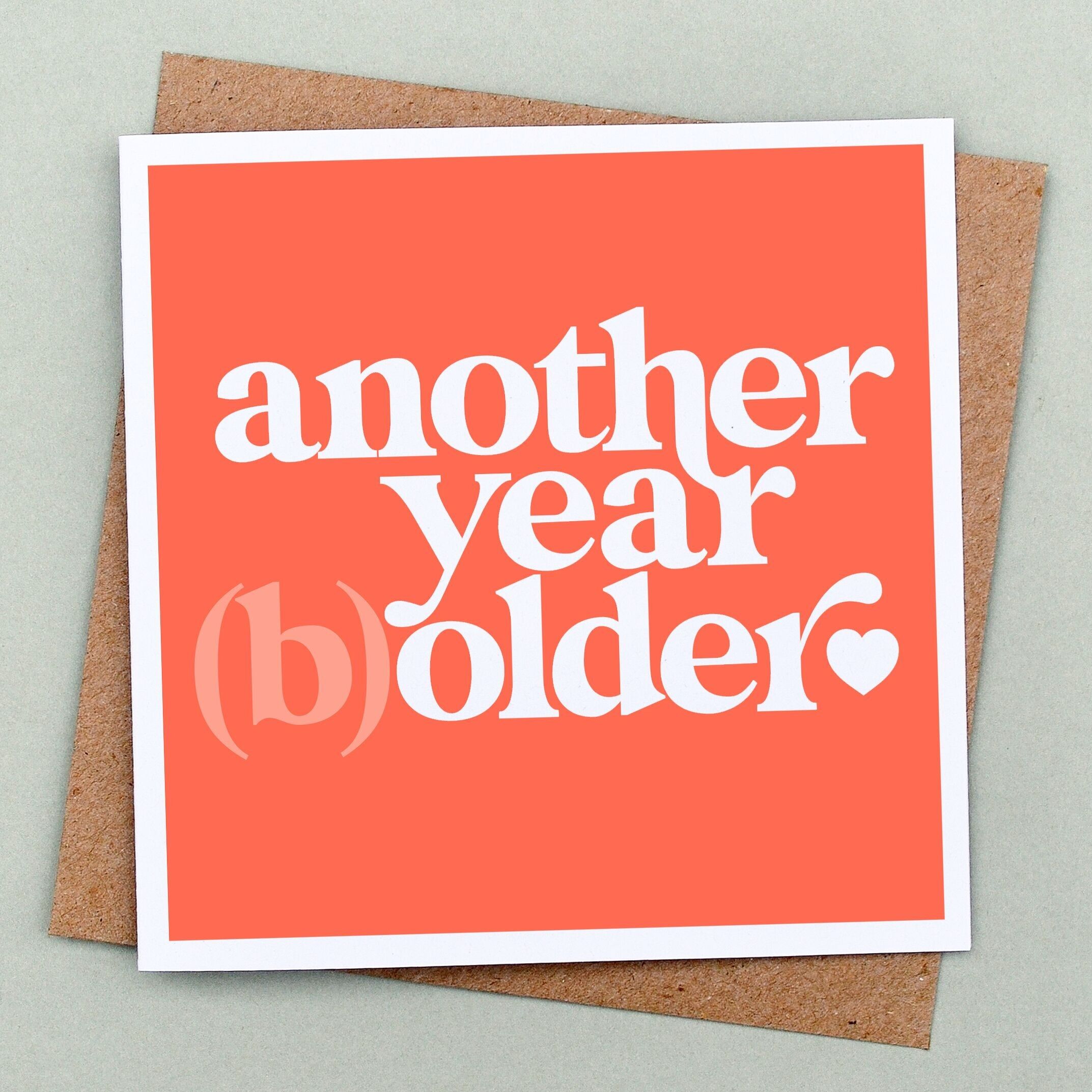 Un'altra carta Year Bolder