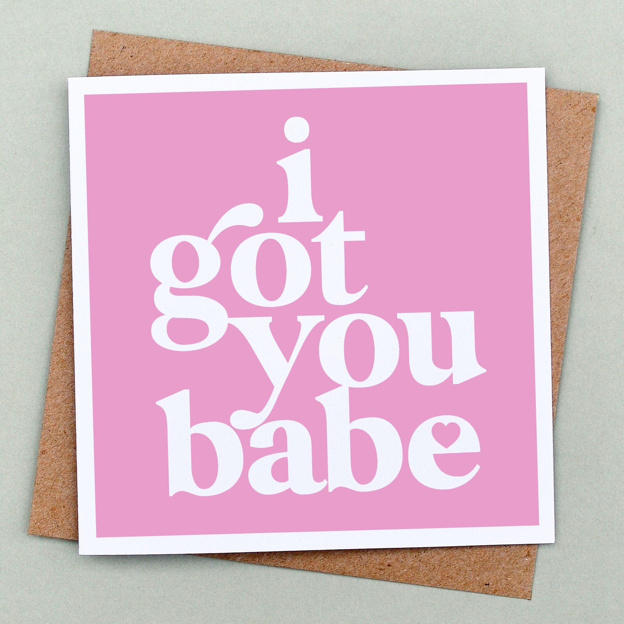 Ich hab dich, Baby-Karte