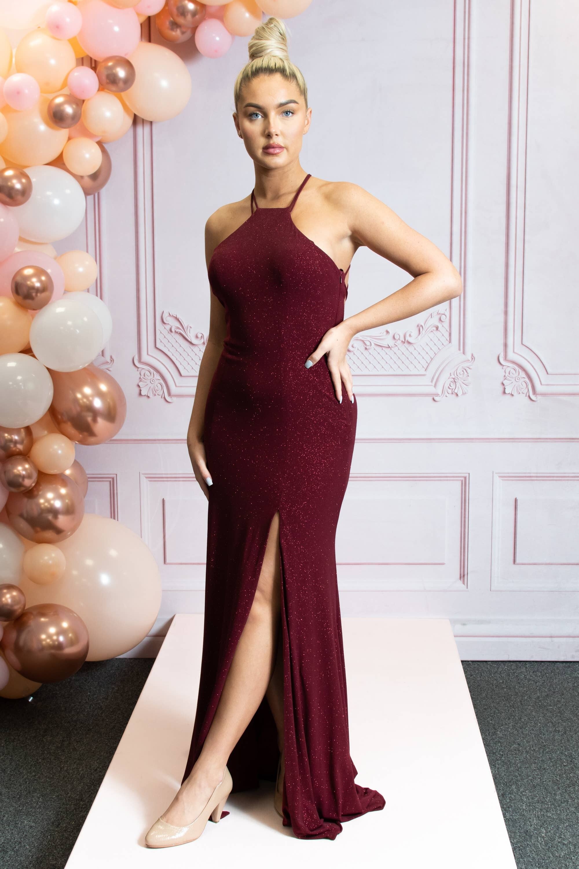 Maglia glitterata Lisa Wine