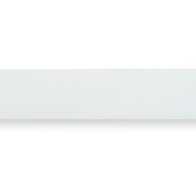 Glass nail file duplex, white SINCERO SALON, 135 mm