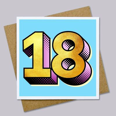 Golden 18 Card