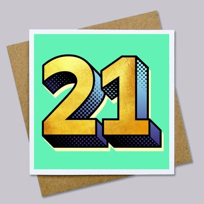 Tarjeta Dorada 21