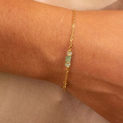 Bracciale MINI-RÊVE pietre naturali verdi