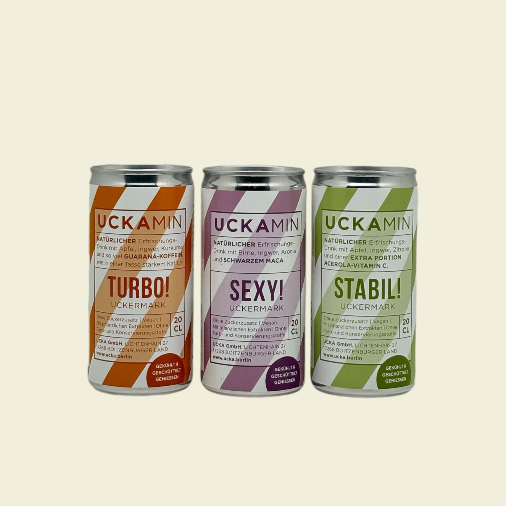 Shot allo zenzero UCKAMIN: gli shot analcolici che possono fare qualcosa. (incl. Depositare)