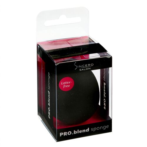 Make up sponge Pro blend, Black SINCERO SALON, 1 pc