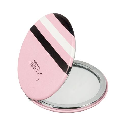 Compact mirror, Pink SINCERO SALON, 1 pc