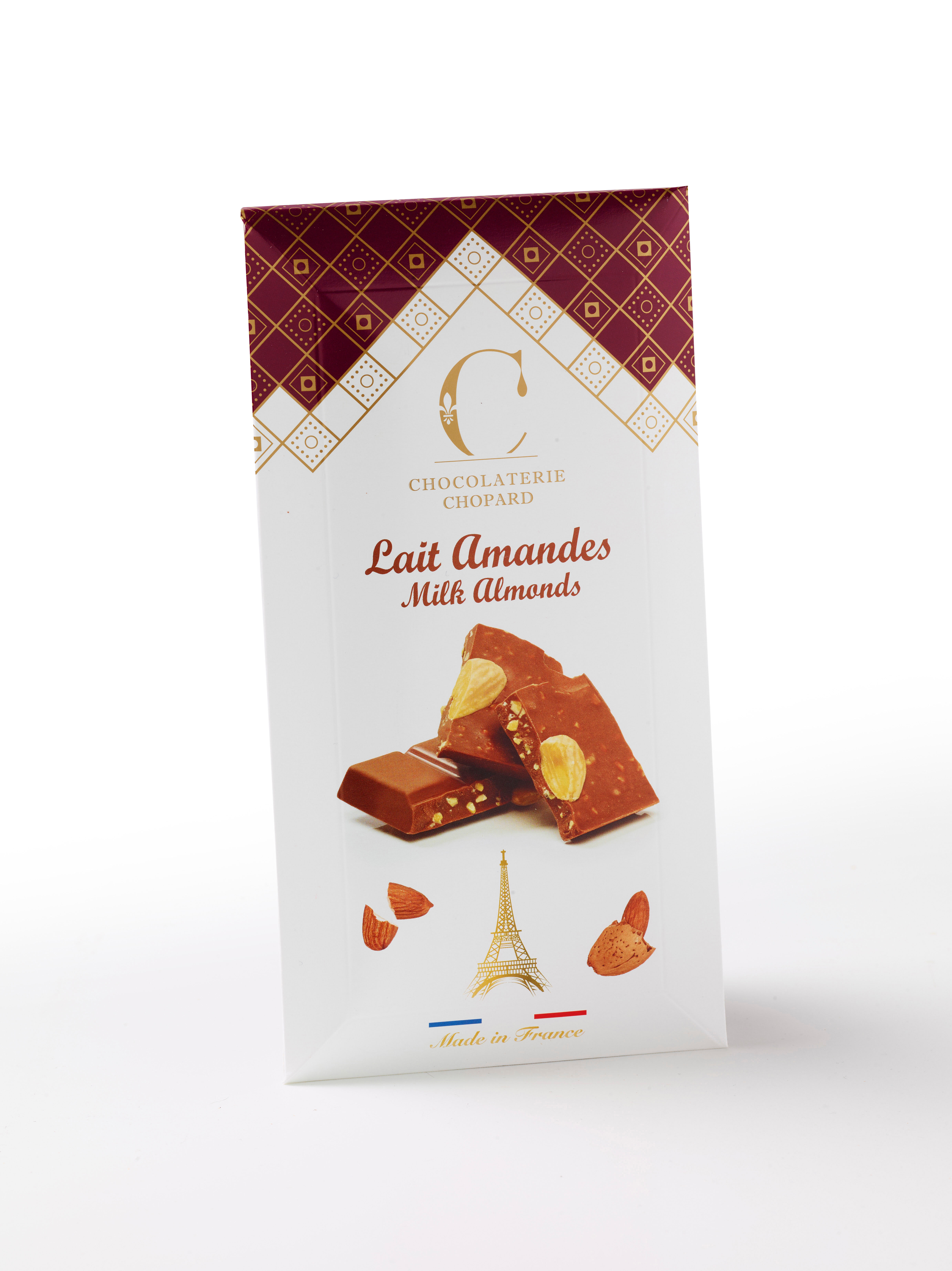 Milk Chocolate Bar with Almonds 100g