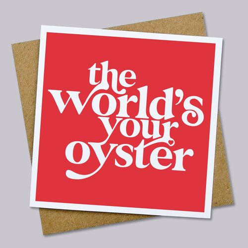 The World’s Your Oyster Card