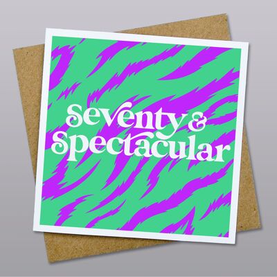Tarjeta Setenta y Espectacular