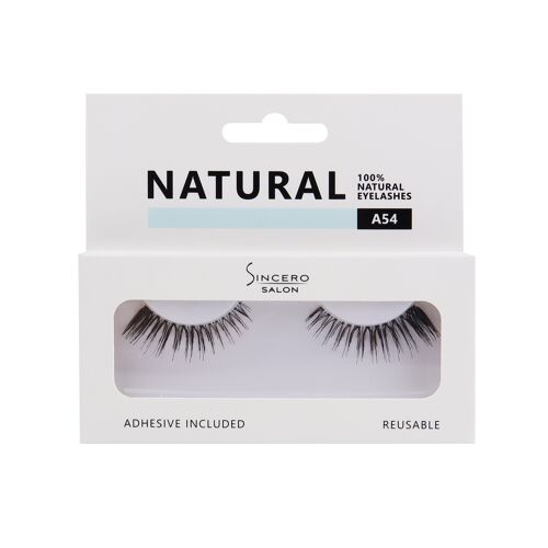 Eyelashes NATURAL A54 SINCERO SALON, 1 pc