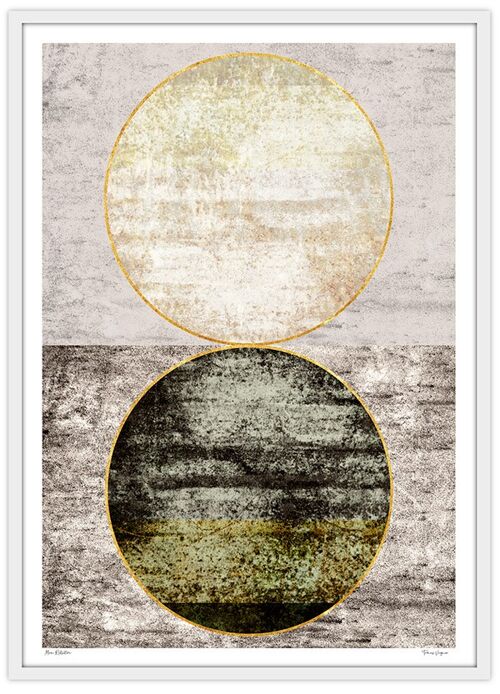 Poster Moon Reflection -50x70cm