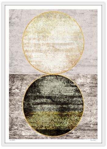 Affiche Lune Reflet -50x70cm 1