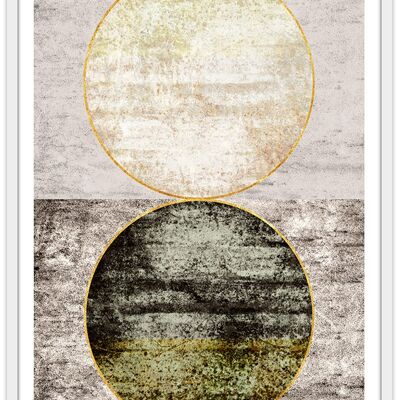 Affiche Lune Reflet -50x70cm