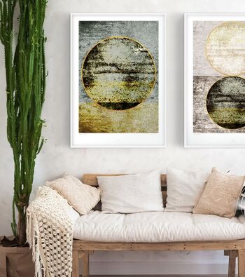 Affiche Lune Reflet -50x70cm 2
