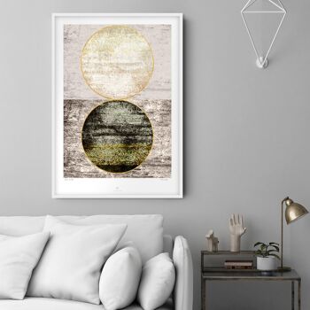 Affiche Lune Reflet -50x70cm 3