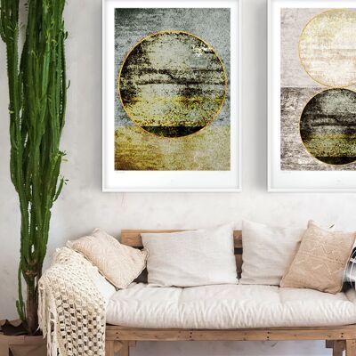 Affiche Désert Lune - 50x70cm