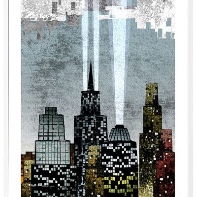 Affiche Skyline -50x70cm