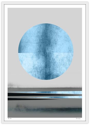 Affiche Lune Bleue - 50x70cm 1