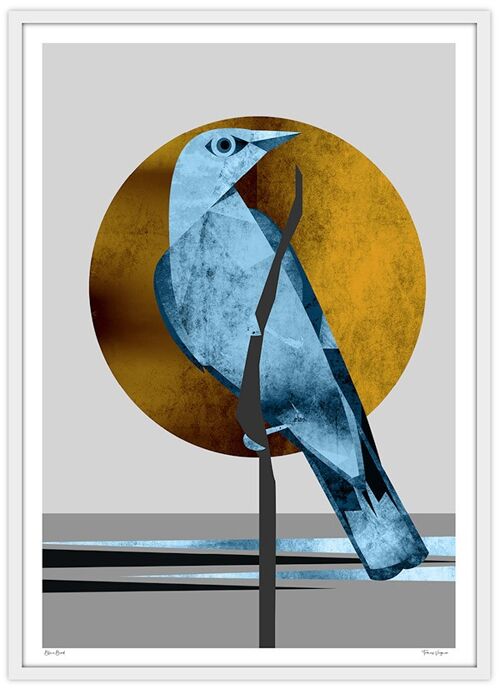 Poster Blue Bird - 50x70cm