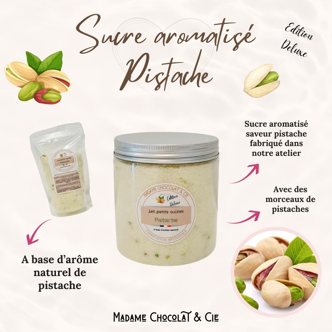 Azúcar aromatizada – Pistacho – Edición Deluxe