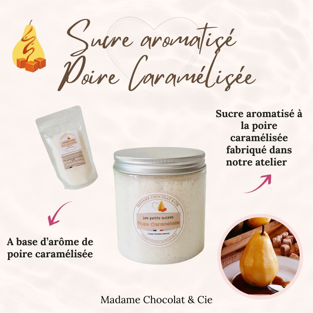 Zucchero Aromatizzato – Pera Caramellata -