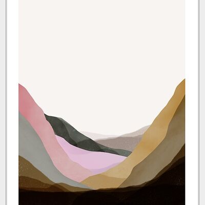 Poster Pink Valley - 50x70cm