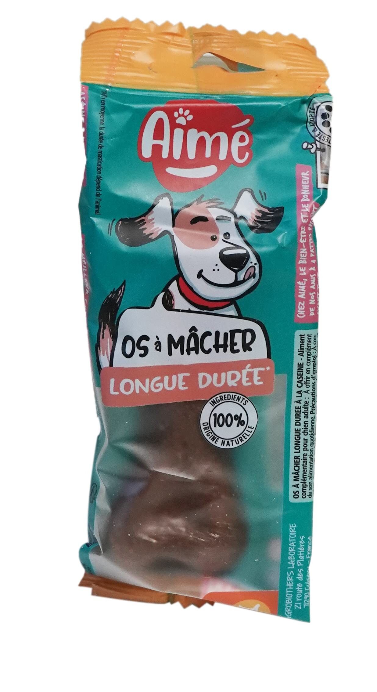 Aimé, Hueso masticable de larga duración con caseína, Talla S