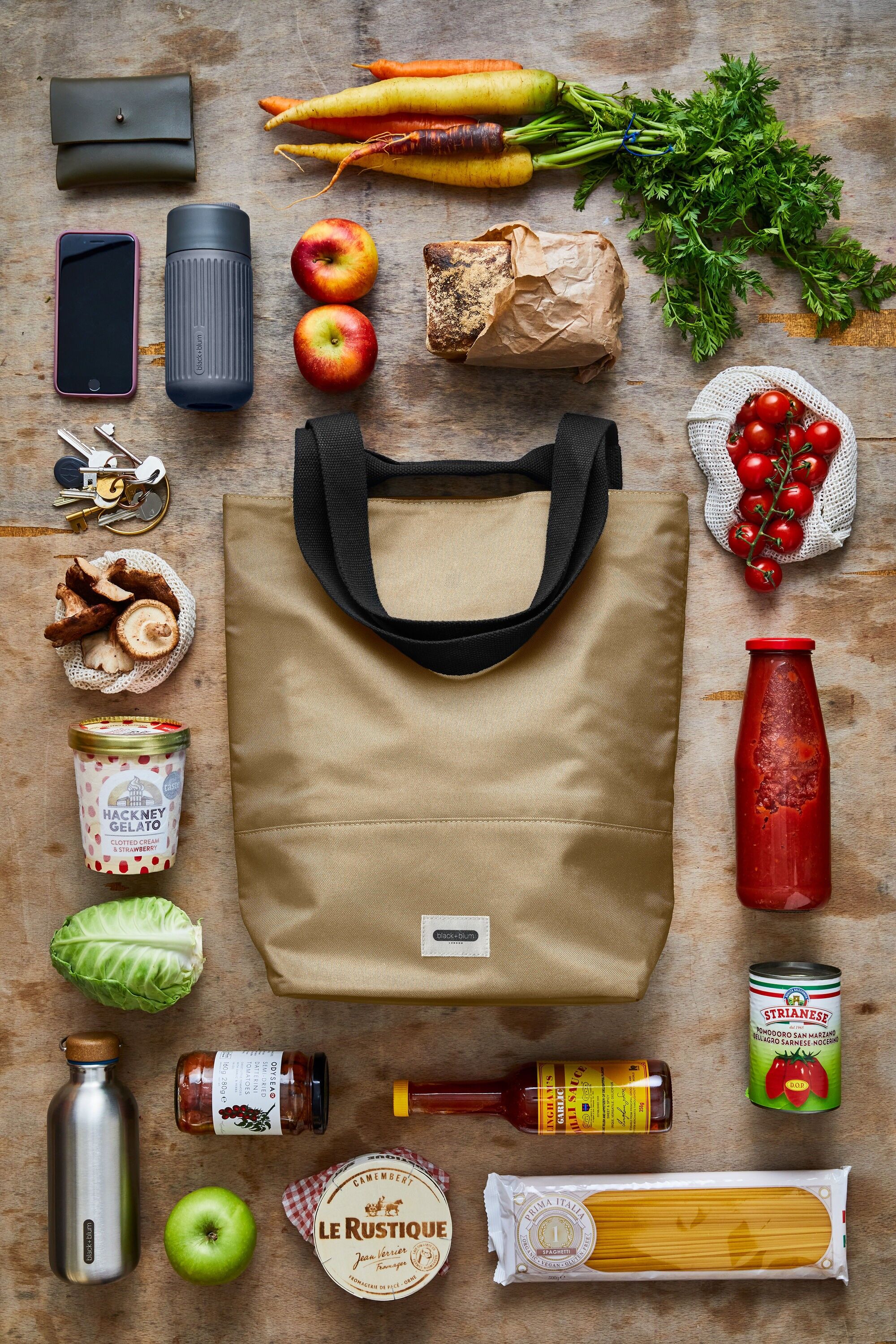 16L Insulated Tote Bag - Beige - Made with recycled PET