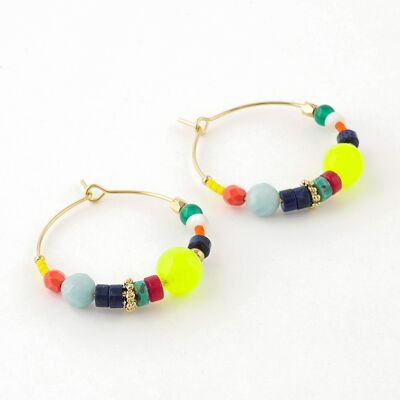 Kitri multicolor creoles
