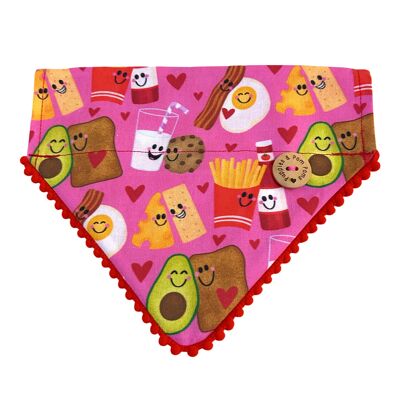 Valentine - Fait pour être ensemble Dog Bandana -Slide On