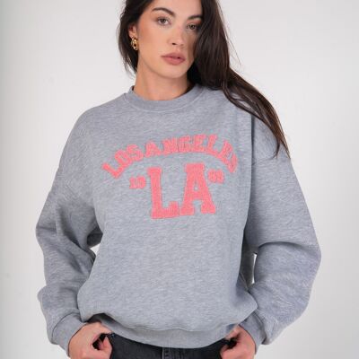 Comfortable sweatshirt with "LOS ANGELES" inscription - LOSAN