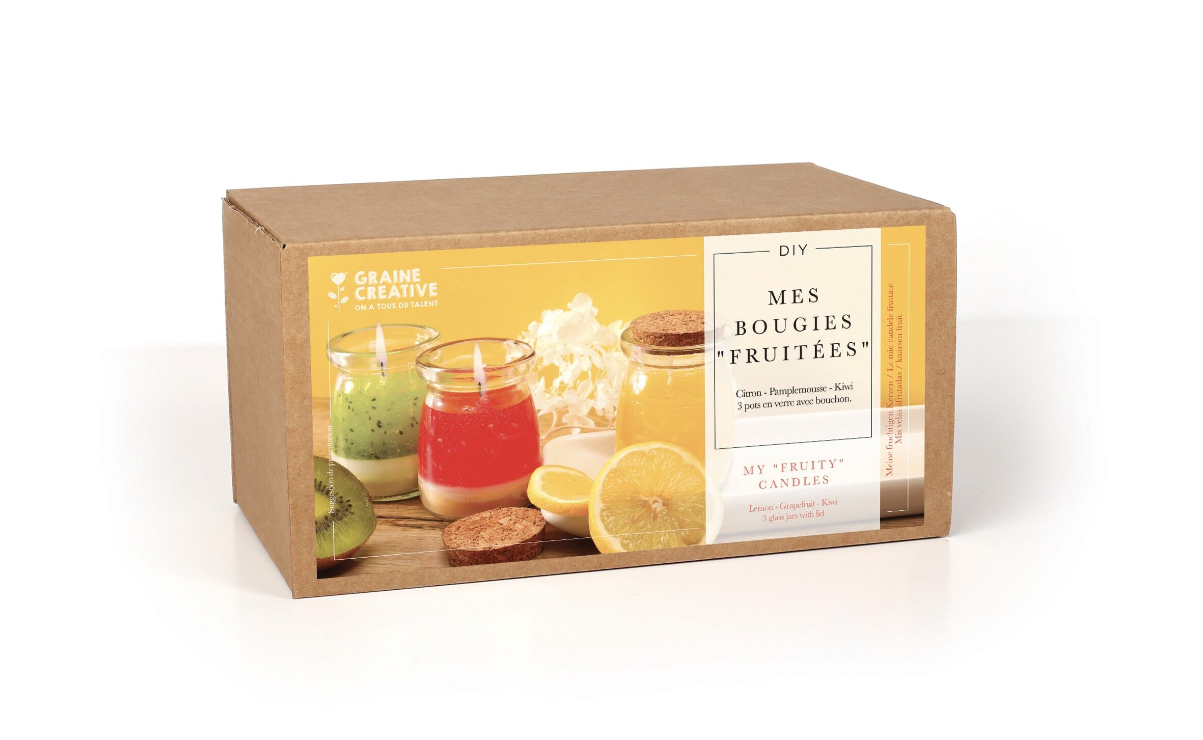 KIT CANDELE FRUTTA FAI DA TE