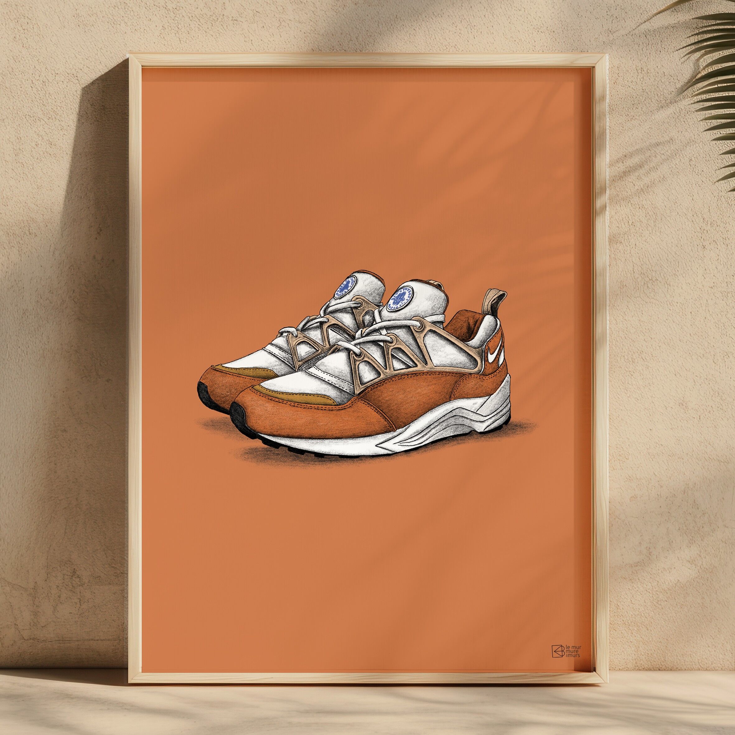 Poster colorato delle scarpe da ginnastica Air Huarache