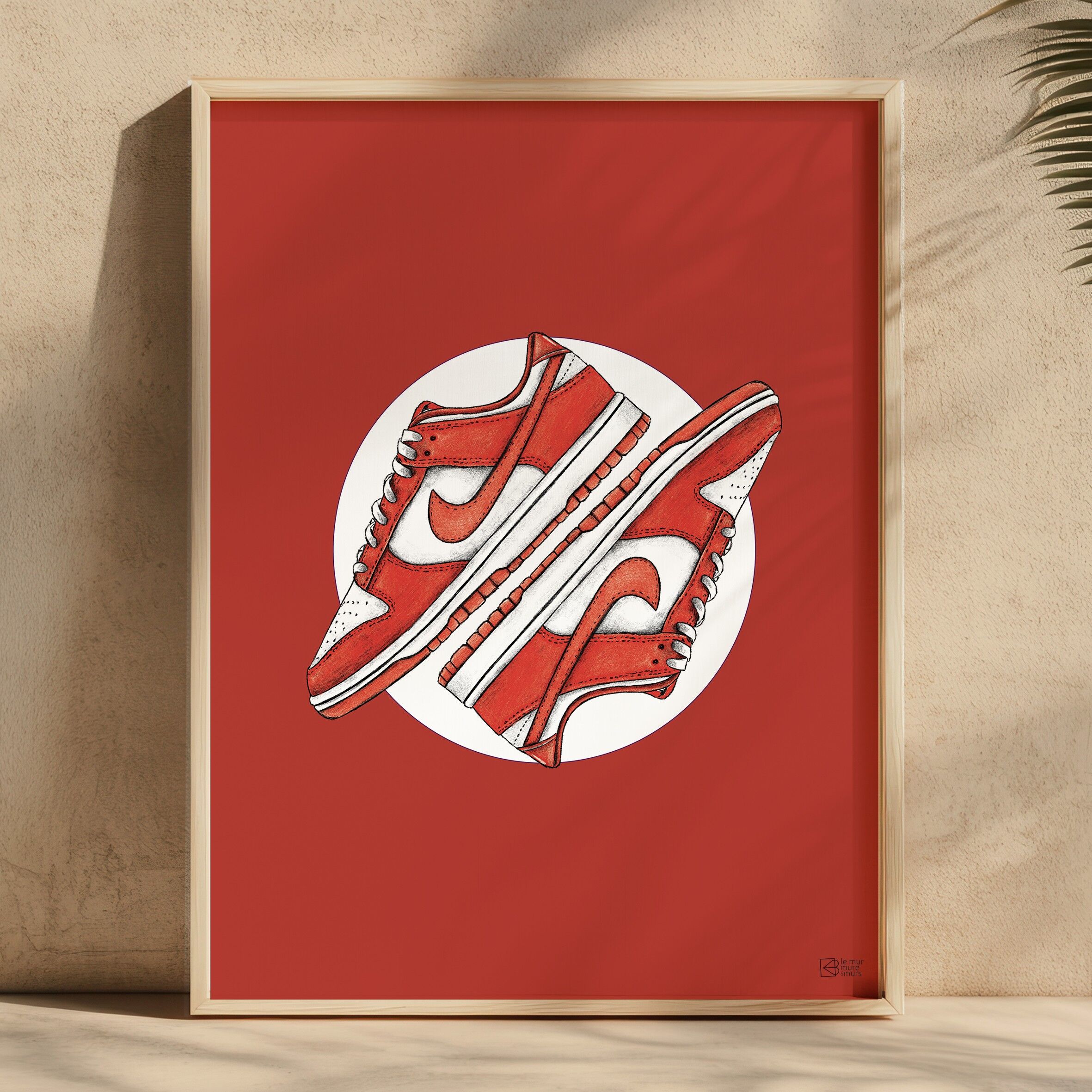 Poster colorato della sneaker Air Jordan Low