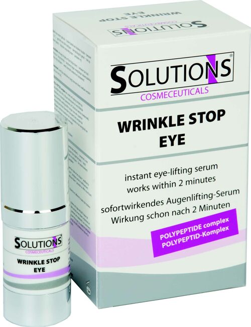 WRINKLE STOP EYE -  eye-lifting cream, instant & soothing