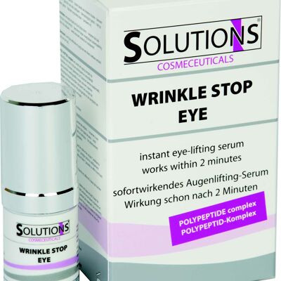 WRINKLE STOP EYE - Augenlifting-Creme, sofort & beruhigend