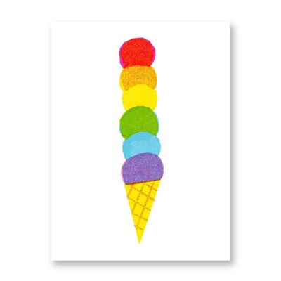 Gelato arcobaleno - Affiche d'art