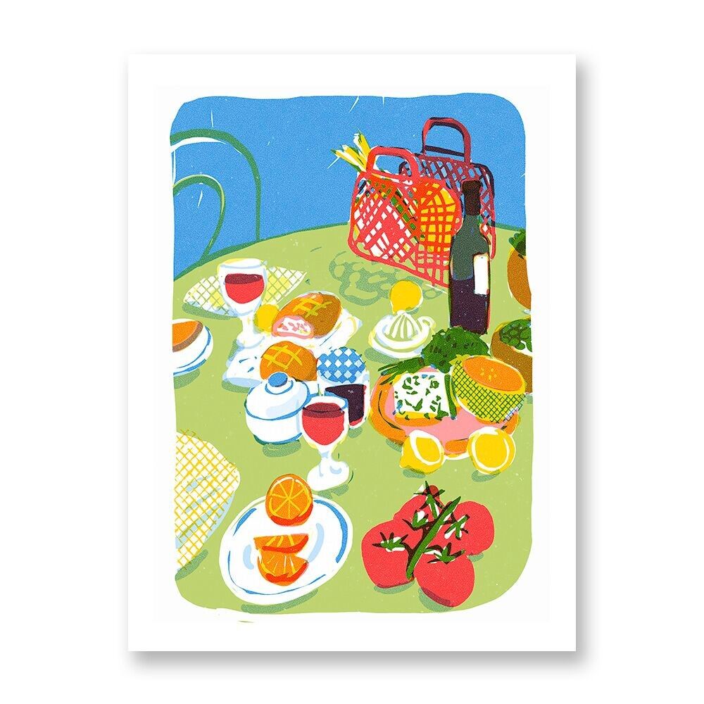 Picnic francés - Póster artístico