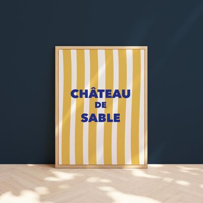 Sand Castle Poster