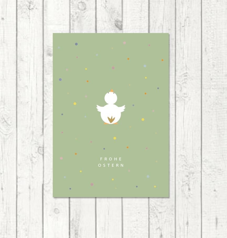 Cartolina di Pasqua "Pulcino"