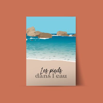 Cartel Bretaña - Pies en el agua