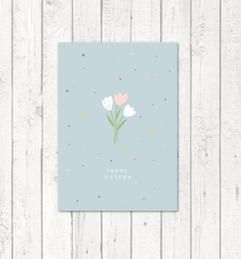 Cartolina di Pasqua "Tulipano"