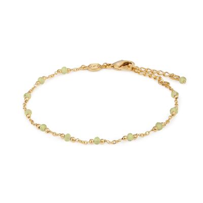 Elyssa Bracelet in Peridot Stones
